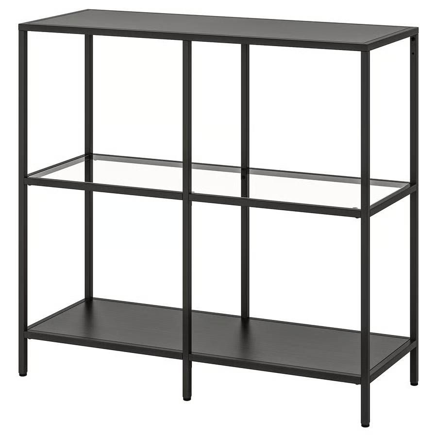 IKEA VITTSJÖ Shelf - Metal and Wood Black Shelf - photo 3