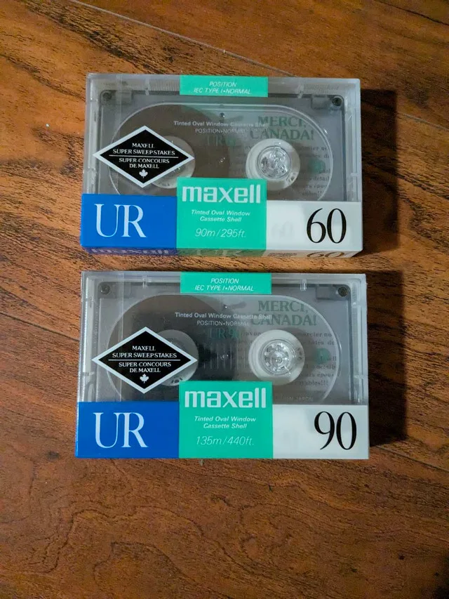 Maxell UR Cassette Tapes