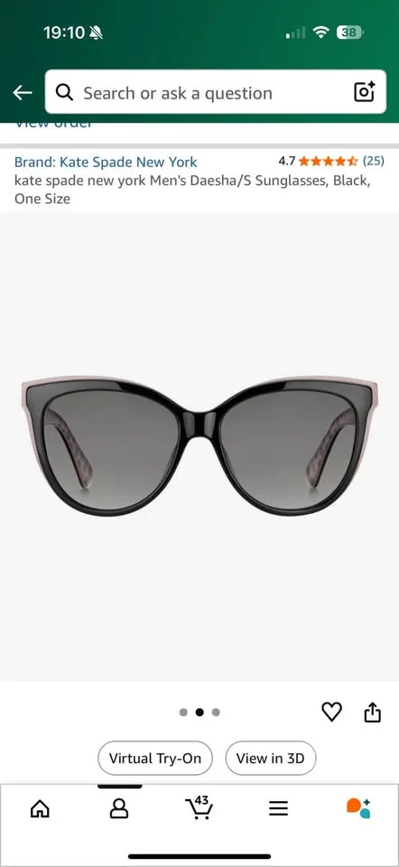 kate spade New York Daesha/S Sunglasses, Black image indicator(5)