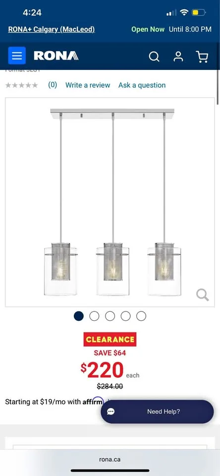 Pendant lights