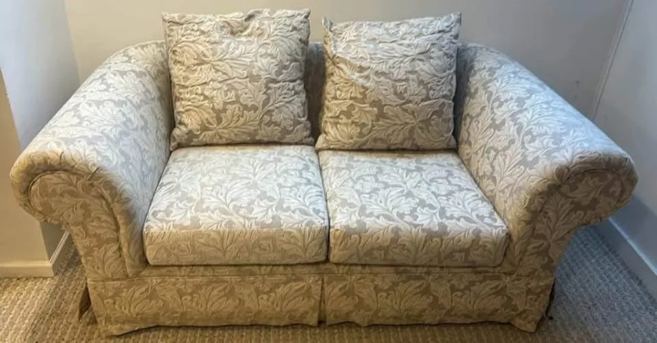 Beige Upholstered Loveseat by Coventry image indicator(2)