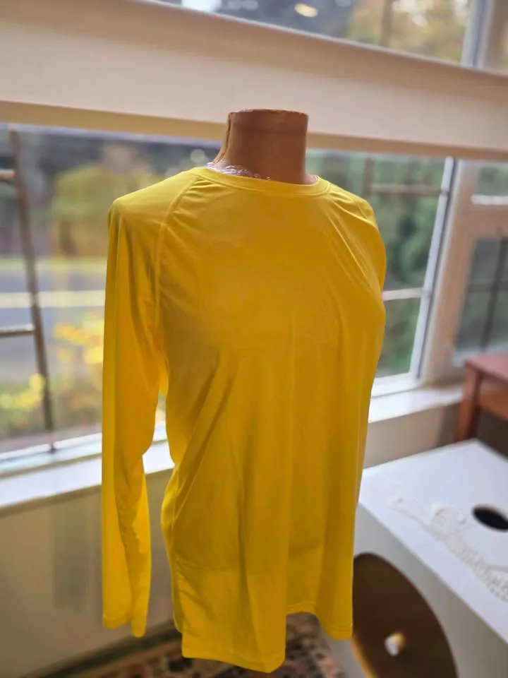 Brand New Size S Yellow Long Sleeve Top image indicator(2)