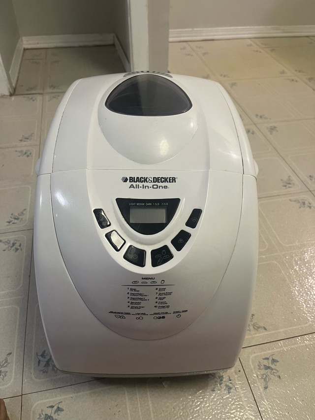 Black and Decker Bread Maker