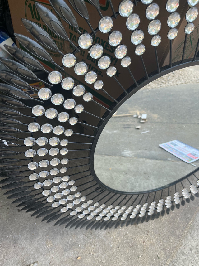 Jeweled Round Mirror - photo 3