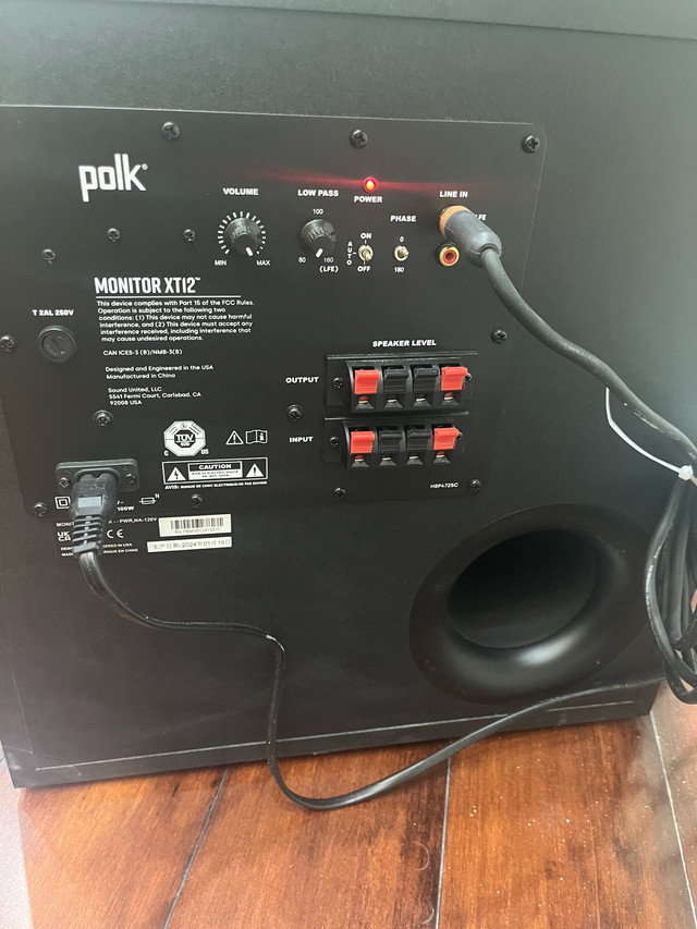Polk Audio Monitor XT12 Subwoofer - photo 5