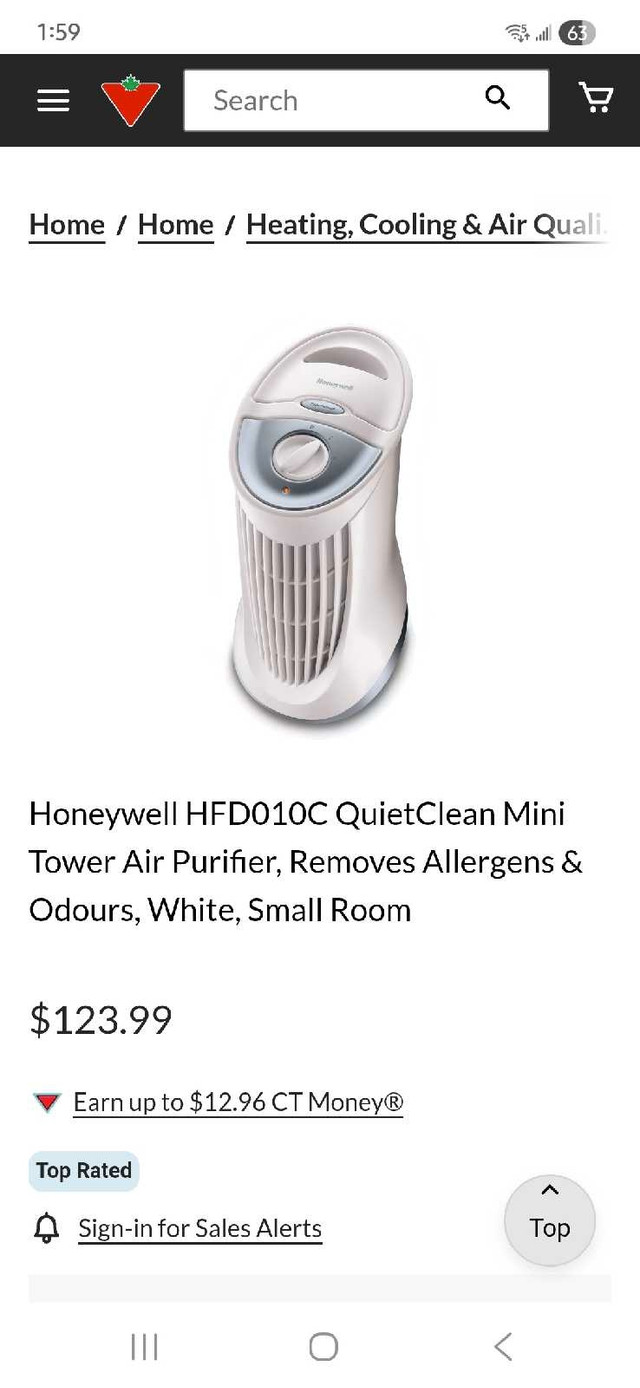 Honeywell tower dehumidifier