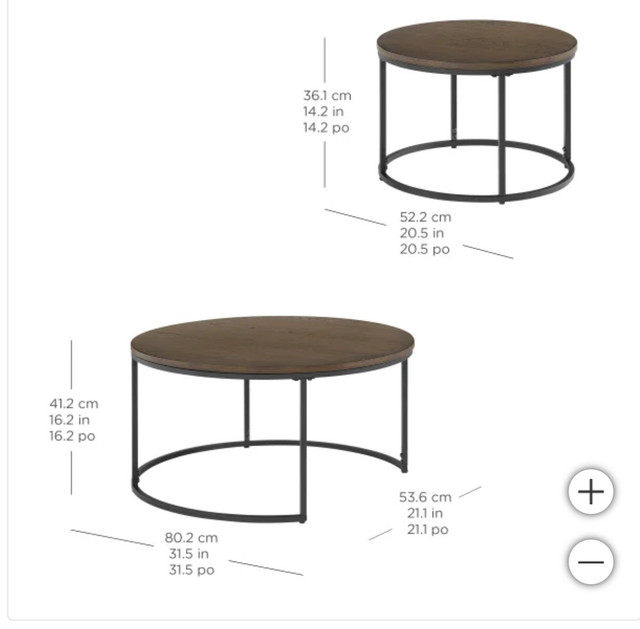 Bayside Nesting Tables Costco - photo 3