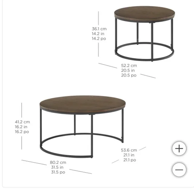 Bayside Nesting Tables Costco image indicator(3)