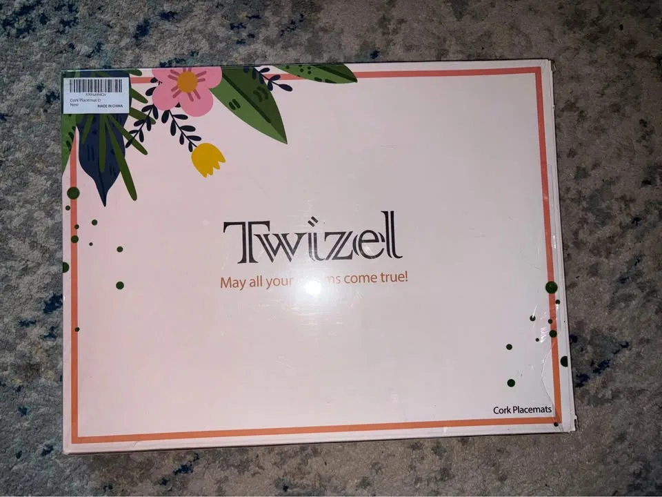 New Cute Egg Cork Placemat Set of 4 - 16"x12" image indicator(4)