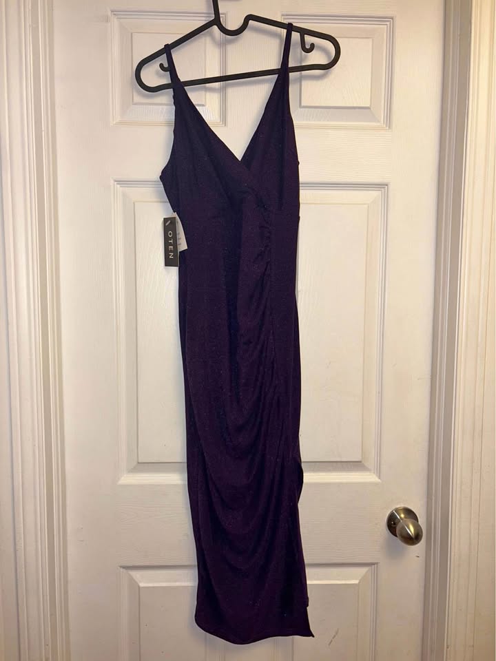 Brand new purple Glitter Dress - Size L
