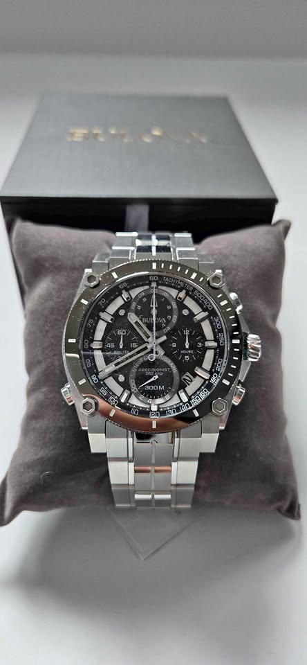 *NEW* Bulova Precisionist HPQ Quartz Chronograph 45mm Watch