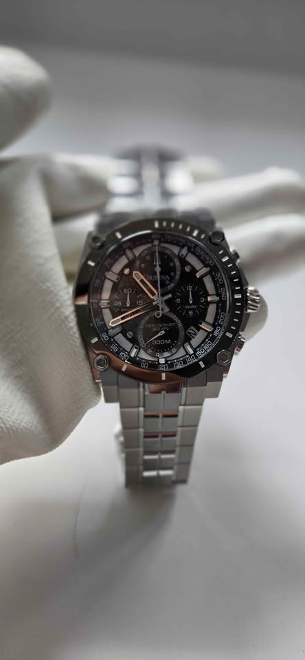 *NEW* Bulova Precisionist HPQ Quartz Chronograph 45mm Watch - photo 2