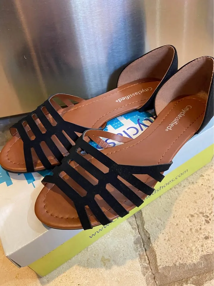 Two Pair of Women’s Sandals, size 8. New! Both for $10 image indicator(7)
