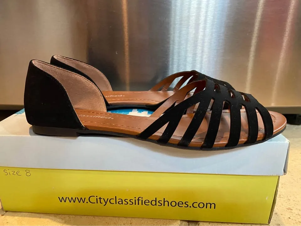 Two Pair of Women’s Sandals, size 8. New! Both for $10 image indicator(8)