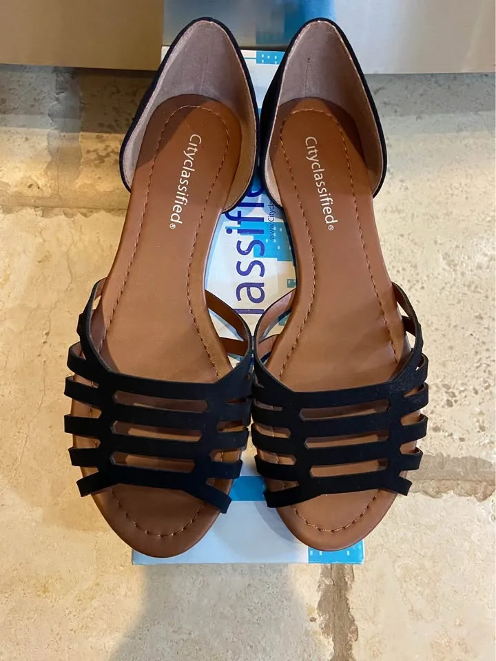 Two Pair of Women’s Sandals, size 8. New! Both for $10 image indicator(9)