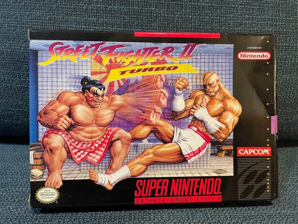 SNES Street Fighter II Turbo, CIB in Great Condition - photo 2