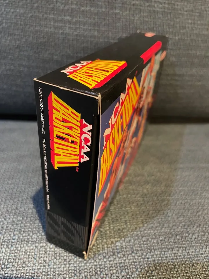 SNES NCAA Basketball, CIB Near-Perfect Condition image indicator(3)
