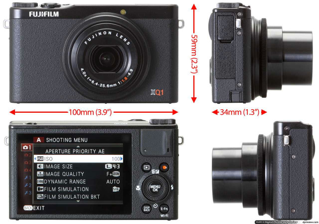Fujifilm XQ1 Large sensor 2/3" X-T CMOS II