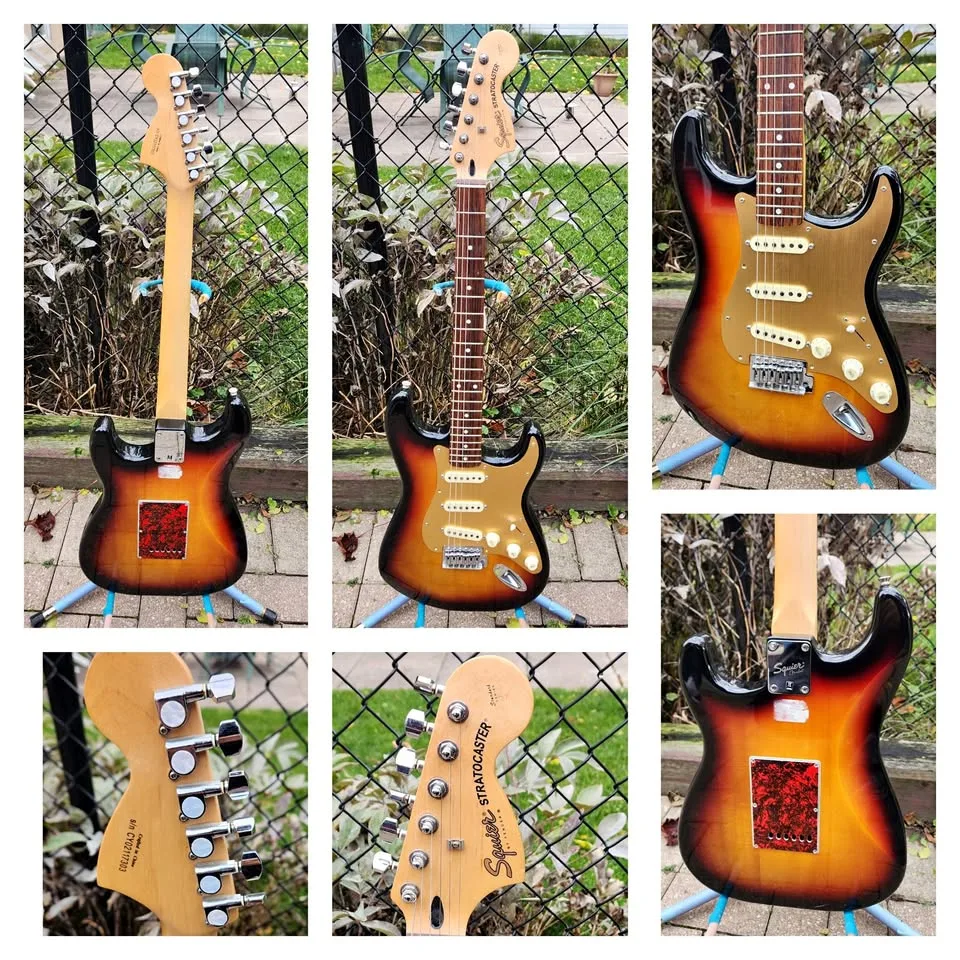 $300 Squier HSS Strat - Sunburst - Standard Series thumbnail