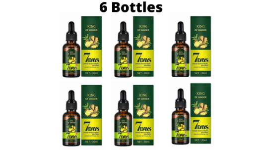 Ginge Oil 7 Days for Fast Hair Growth 6 Nos