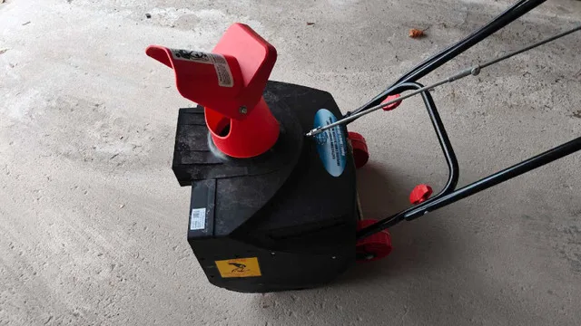 Costco electric snow blower image indicator(2)