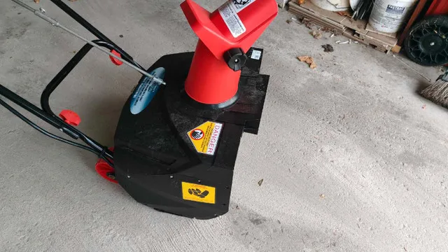 Costco electric snow blower image indicator(3)