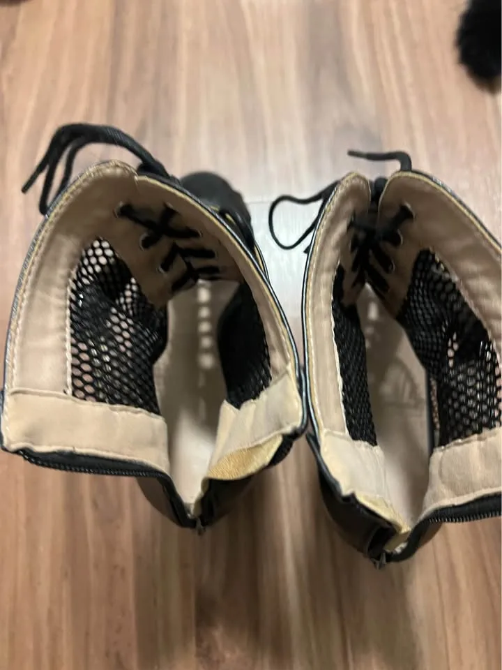 Latin dance heels 3 inch black size 8.5 dance boots image indicator(6)