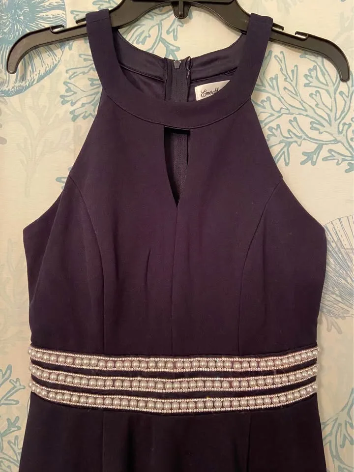 Junior girl’s navy dress, size Small (1,3,5) image indicator(3)