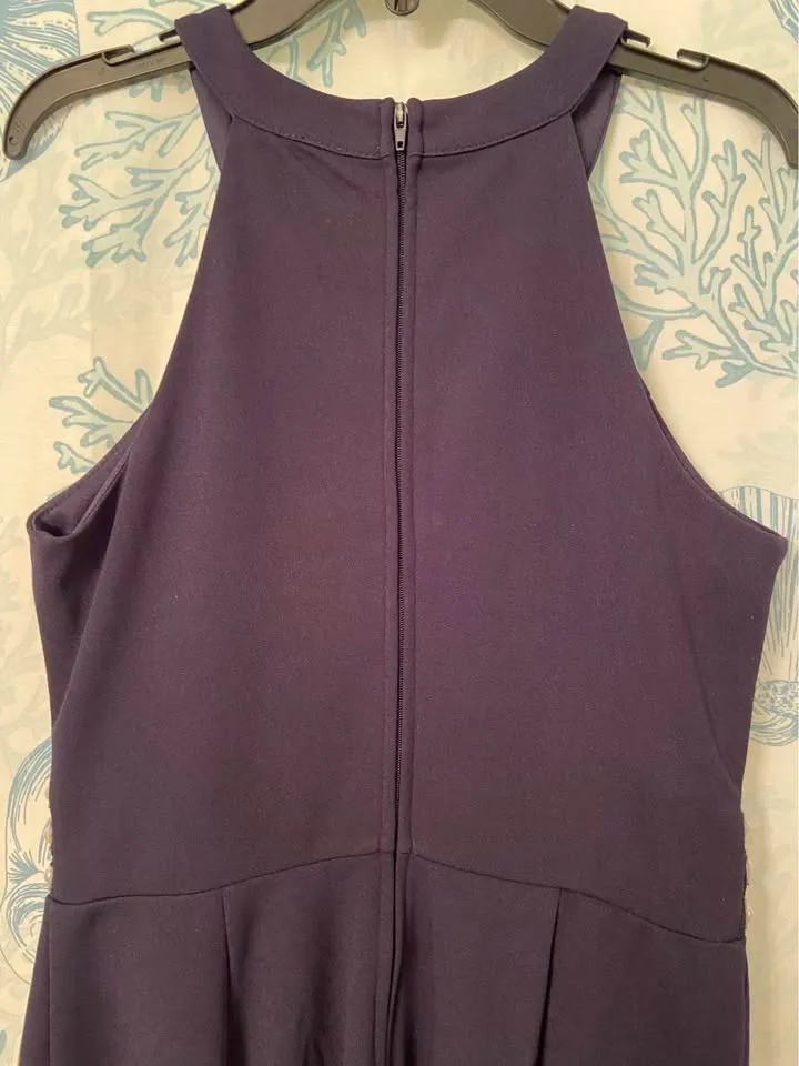 Junior girl’s navy dress, size Small (1,3,5) image indicator(5)