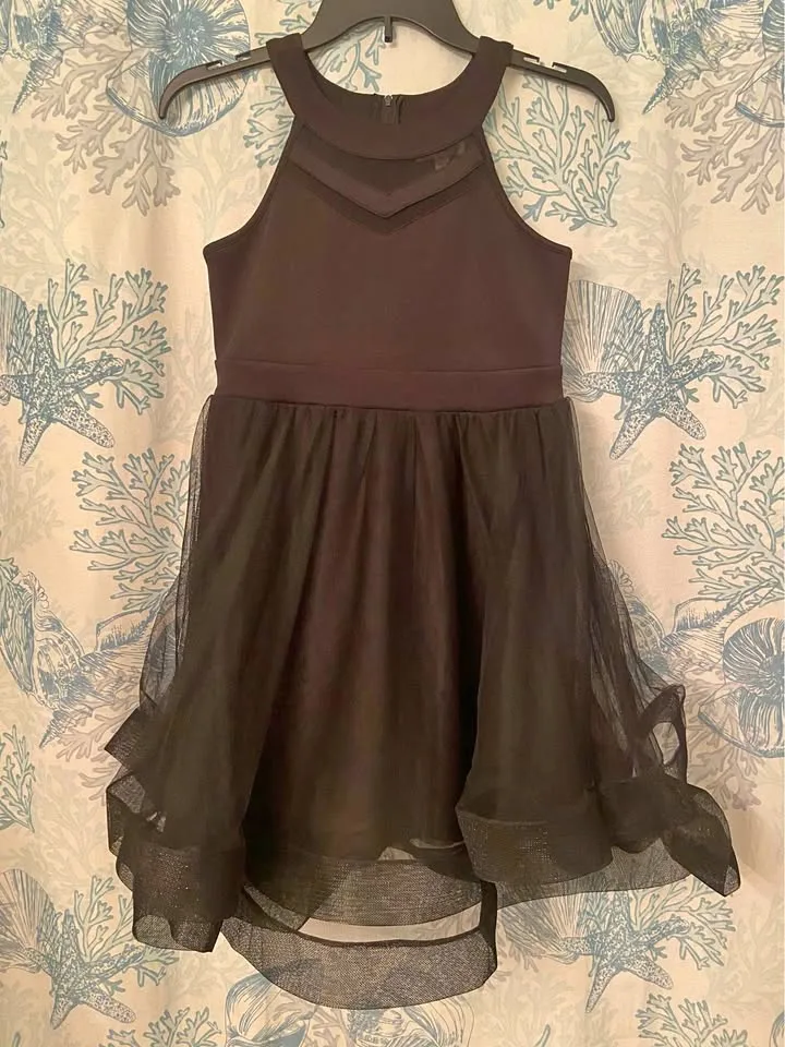Girl’s fancy black dress, size 12. *Excellent Condition! thumbnail