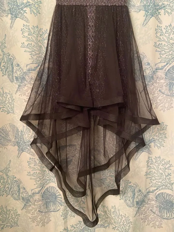 Girl’s fancy black sparkly dress, size 12. *Excellent Condition! image indicator(4)