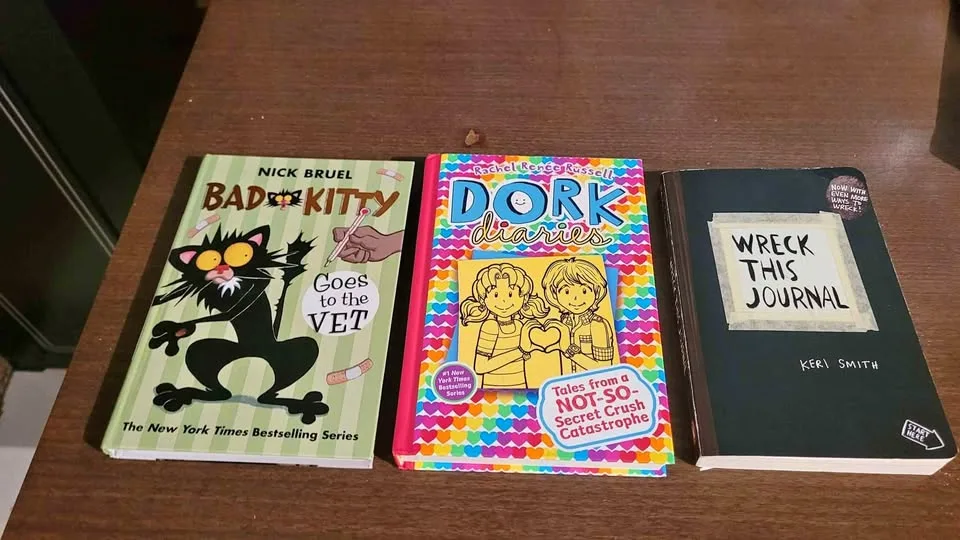 Dork Diaries, Bad Kitty and Wreck This Journal-NEW thumbnail