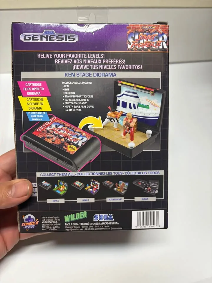 Street Fighter II Mini Rye & Ken Figures image indicator(2)