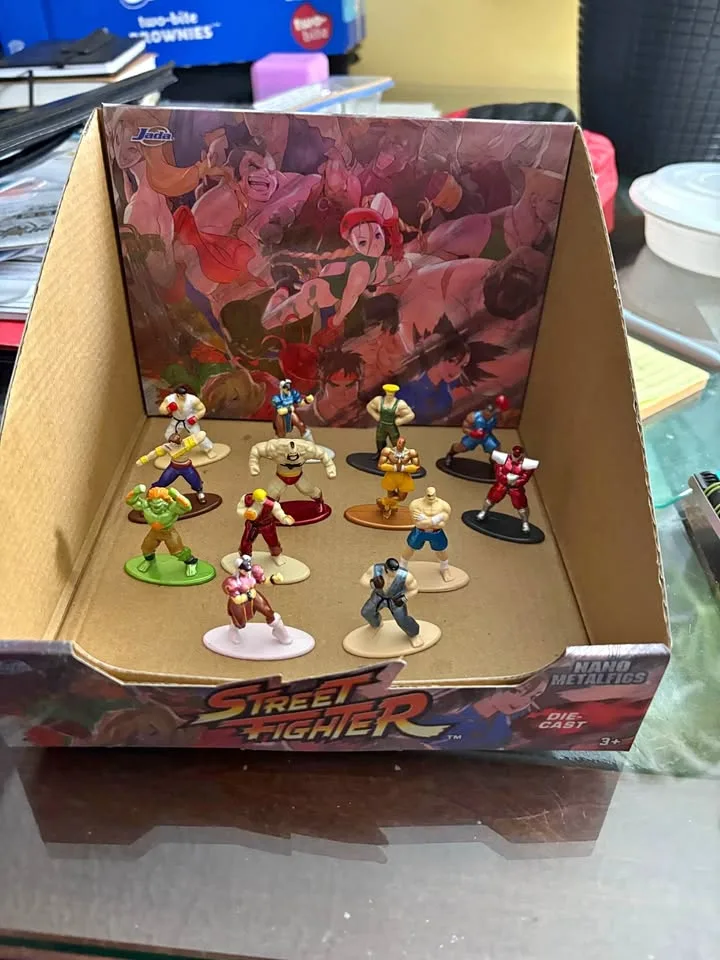 Street Fighter 2 Nano MetalFig FULL SET w/ Variants thumbnail