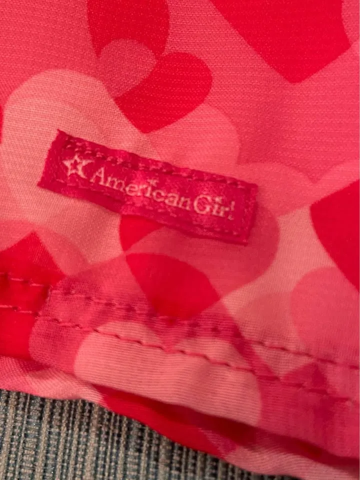 American Girl Doll Clothing…Red Hearts Ruffle Outfit image indicator(3)