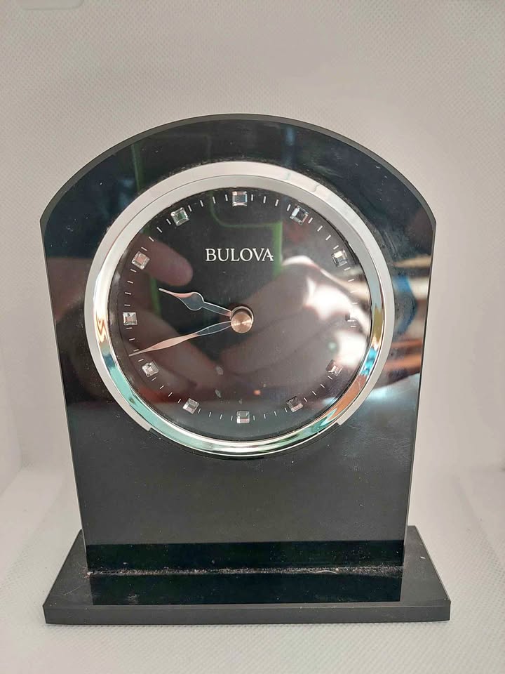 Bulova table clock