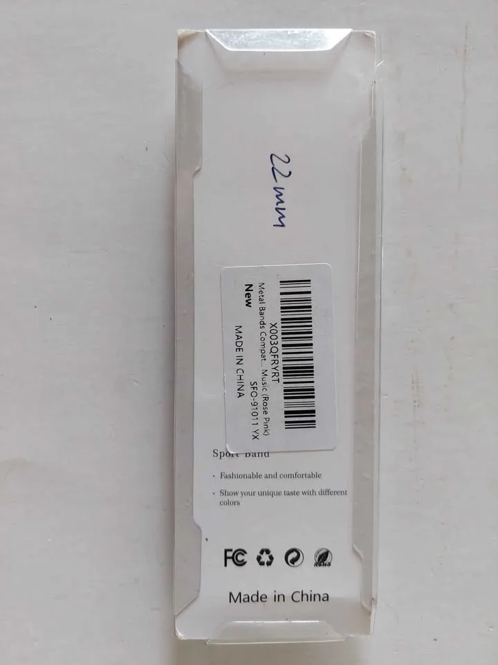 Metal watch band 22mm image indicator(2)