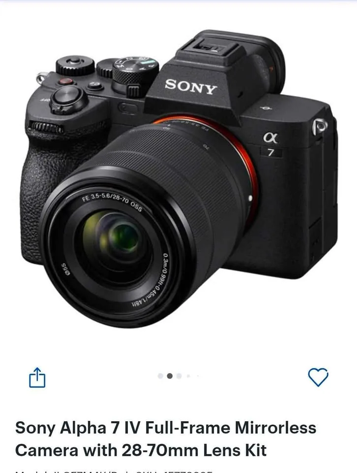 Sony A7IV With Lens New image indicator(6)