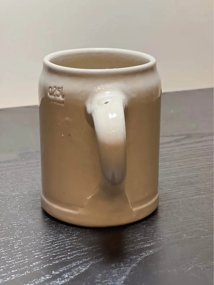 Hofbräuhaus Stein - Gray & Cobalt Stoneware Mug image indicator(3)