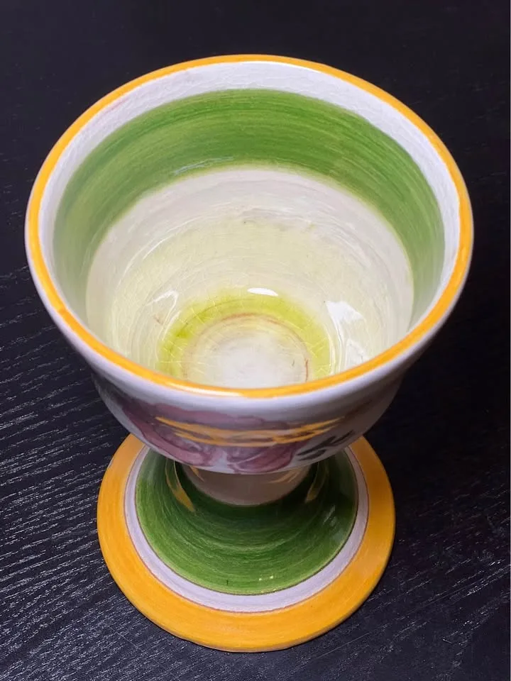 Vintage Stangl Wild Rose Goblets image indicator(10)