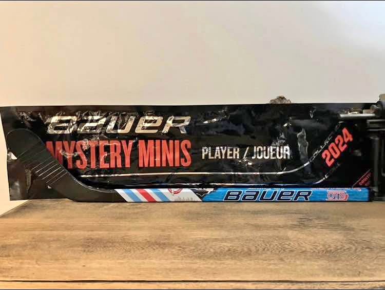 Bauer 2024 Mystery Mini Sticks Right Handed - Blue OTB Olly