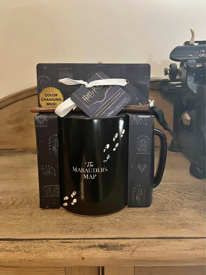 Rae Dunn Harry Potter Marauder’s Map Mug With Wand