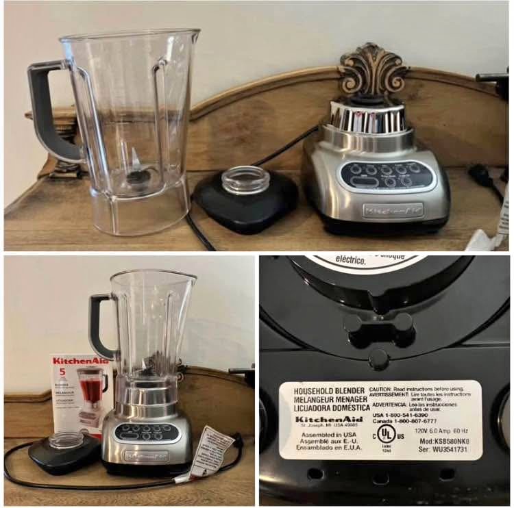 KitchenAid Custom Metallic Table Top Blender KSB580NKO