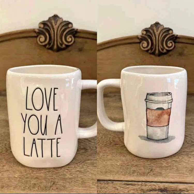 Rae Dunn Love you a latte mug