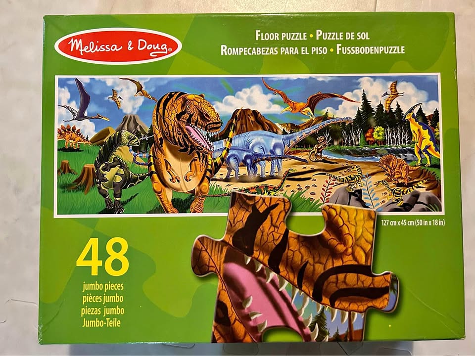 Melissa & Doug Land of Dinosaurs Floor Puzzle