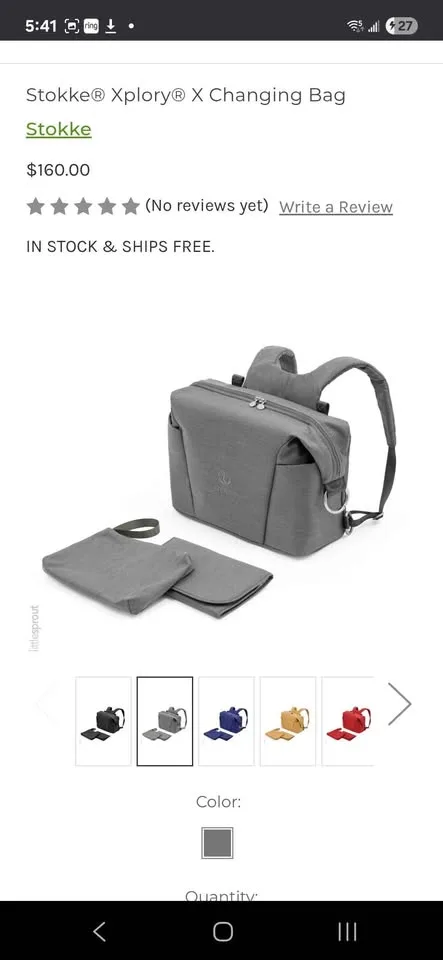 Xplory Stokke Diaper Bag image indicator(10)