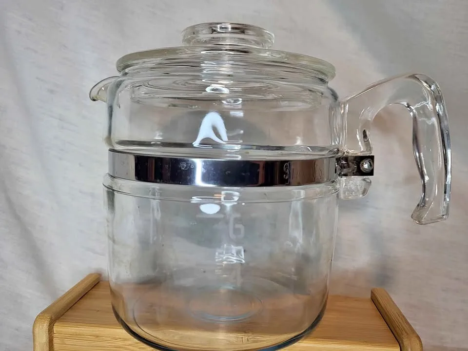 Vintage PYREX Flameware Coffee Pot 4-6 cups 7756-B