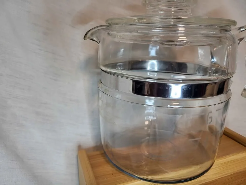 Vintage PYREX Flameware Coffee Pot 4-6 cups 7756-B image indicator(3)