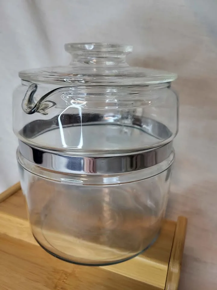 Vintage PYREX Flameware Coffee Pot 4-6 cups 7756-B image indicator(10)