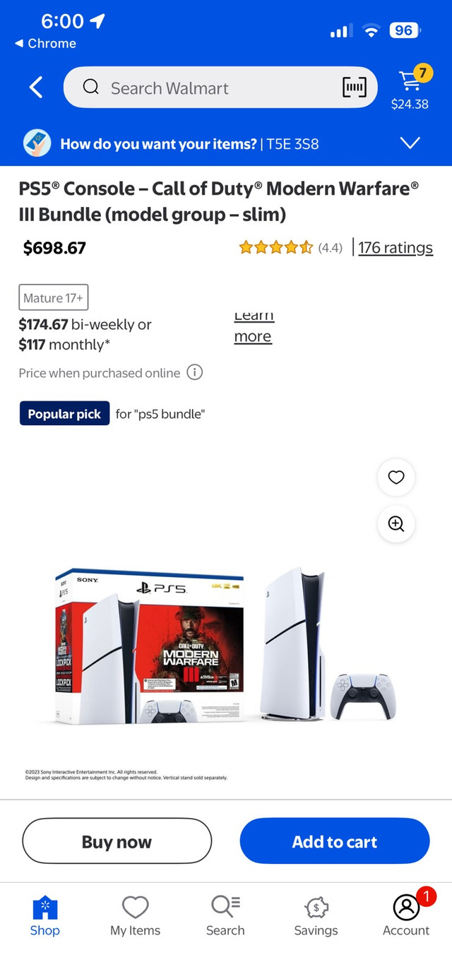 PS5 slim console with call of duty bundles